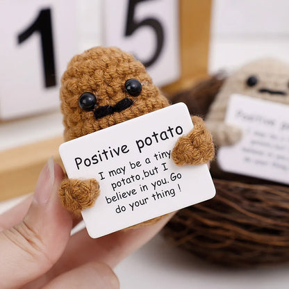 Hand-Knitted Positive Potato